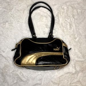 Puma Duffle bag Vintage black & gold